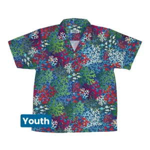 A Christmas Coral Youth Hawaiian Shirt