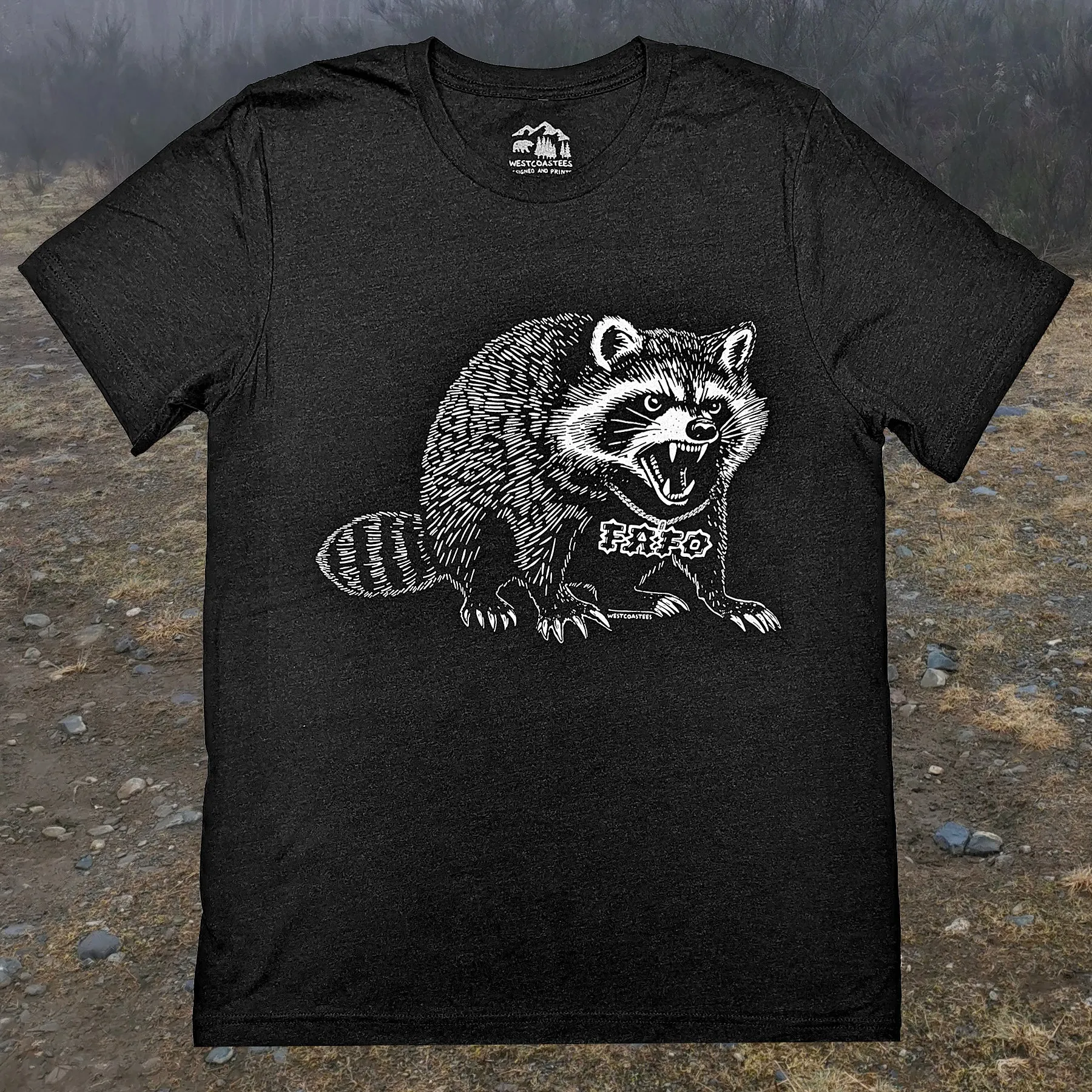 Adult Unisex FAFO Raccoon T-shirt