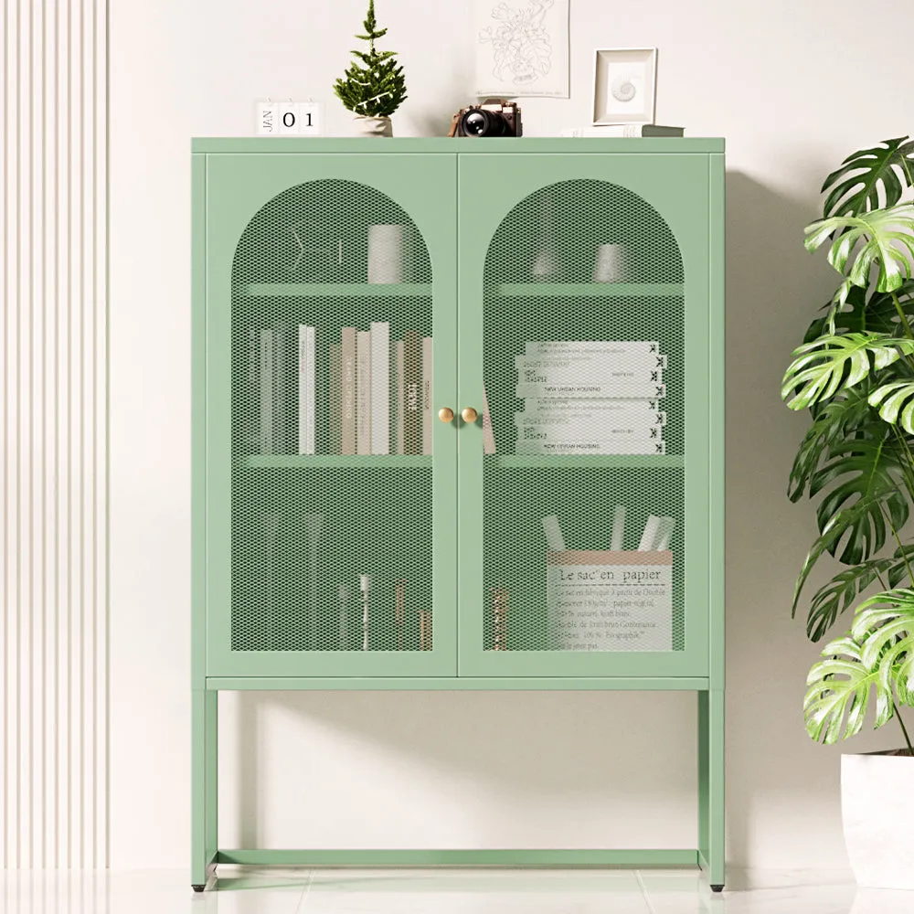 ArtissIn Buffet Sideboard Metal Cabinet - ELMA Green