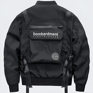 Bomber Jacket Straps Techwear