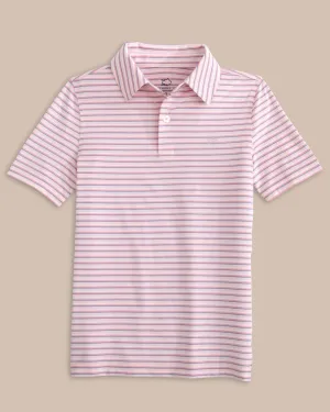 Boys Driver Carova Stripe Polo Shirt