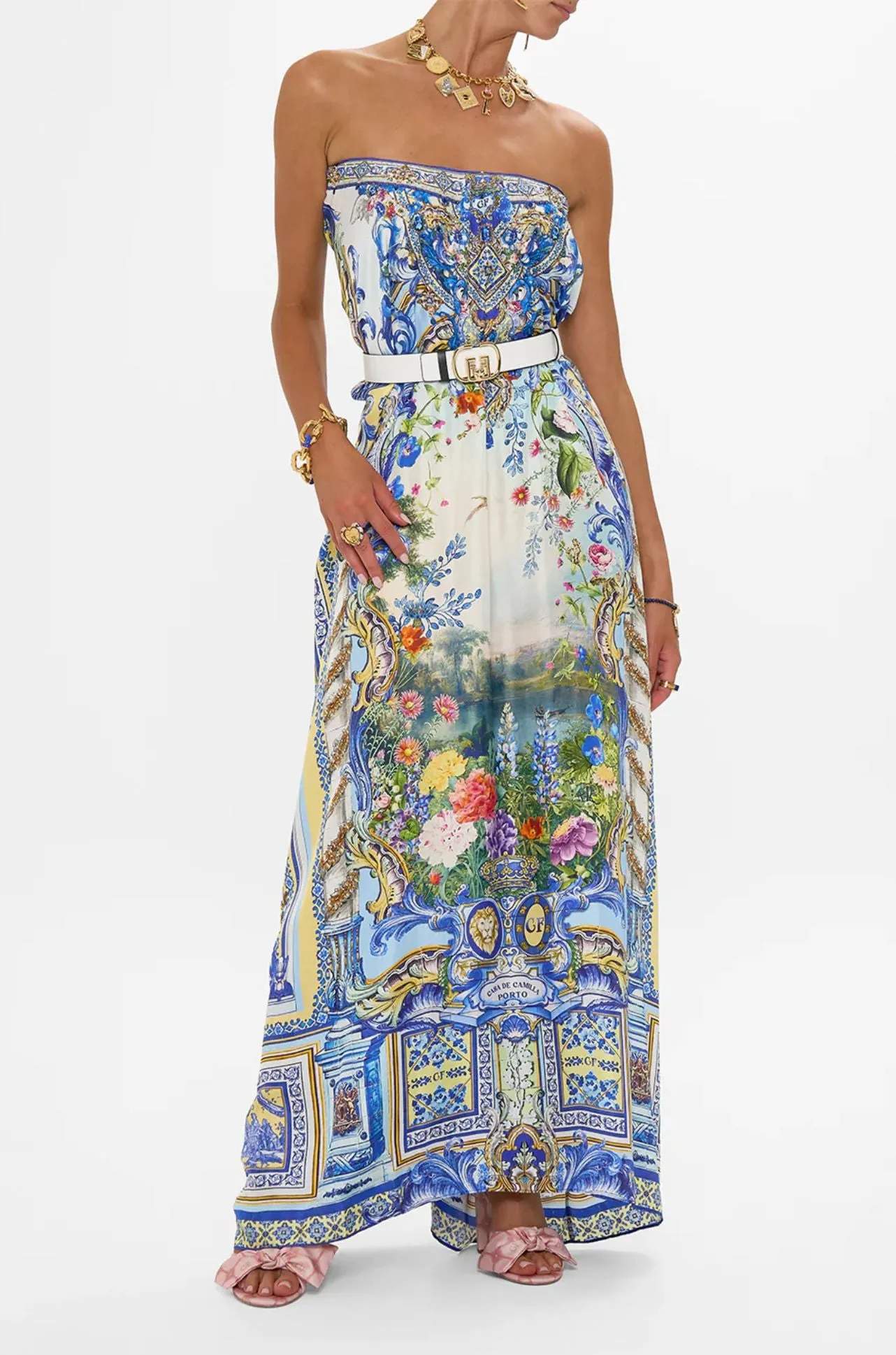 Camilla - Wall To Wall Wonders Round Neck Kaftan