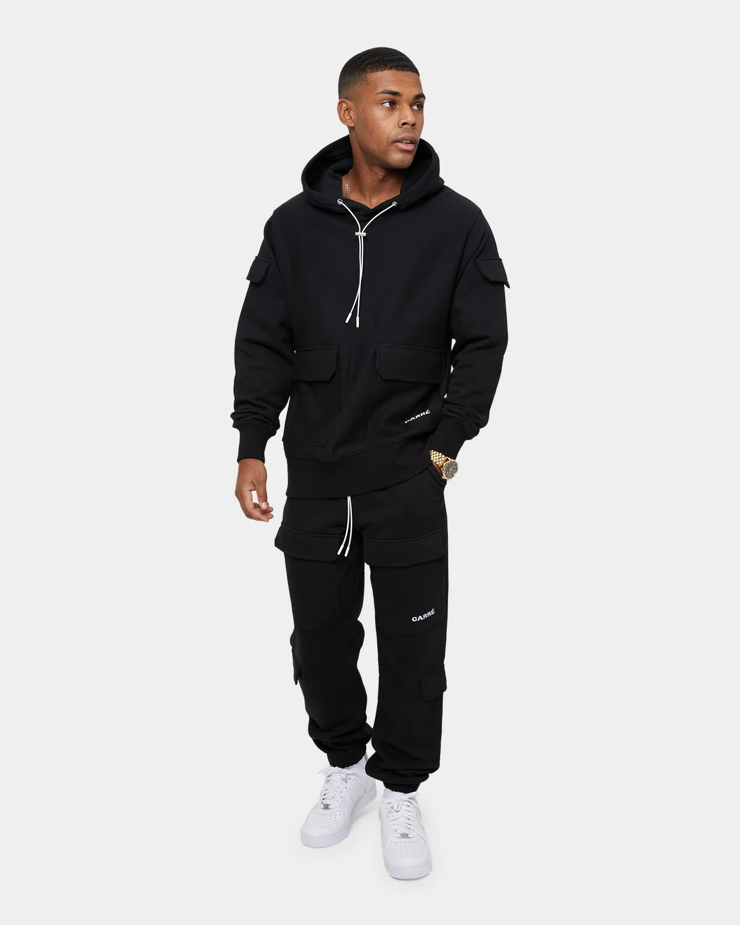 Carre Dominateur Cargo Joggers Black