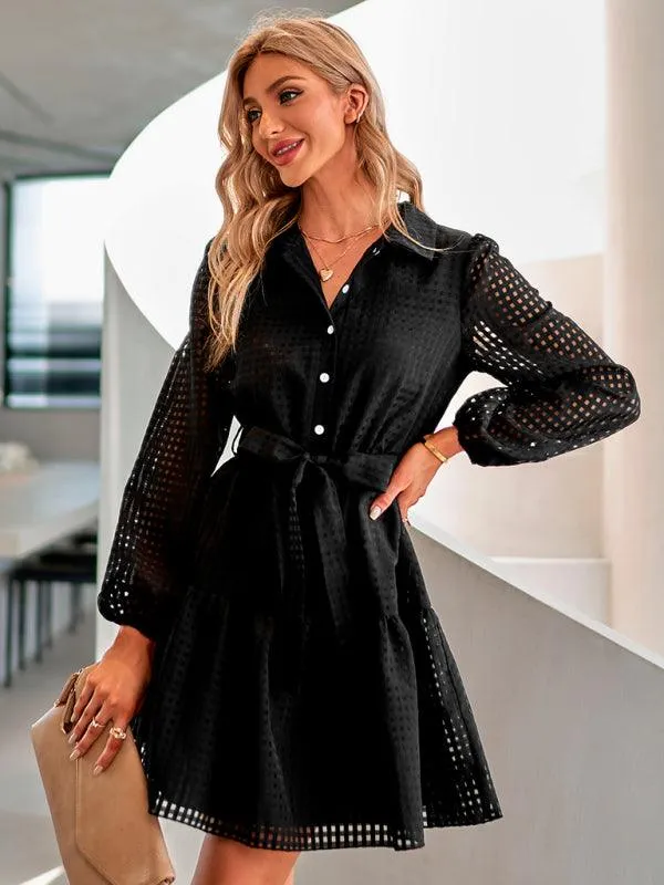 Chic Plaid Single Breasted Dress: The Perfect Blend of Style and Versatility for Modern Women