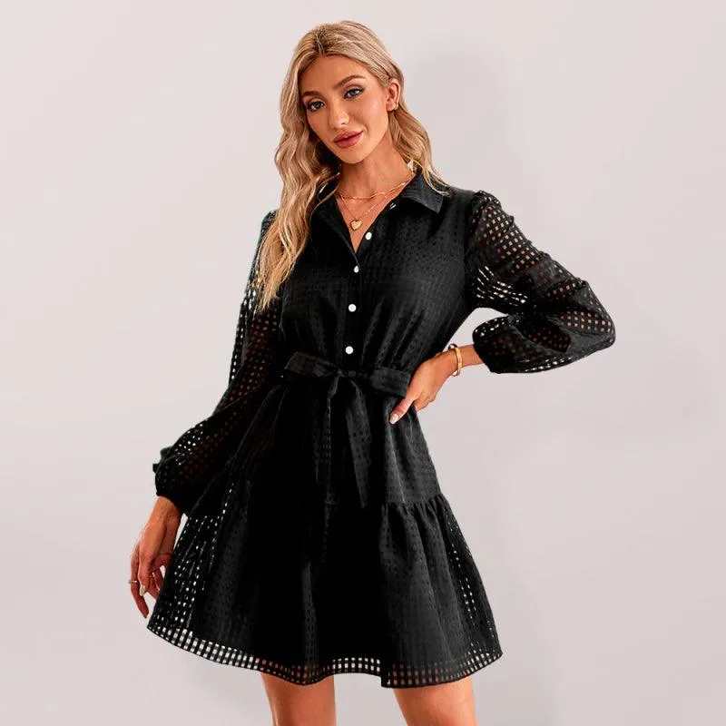 Chic Plaid Single Breasted Dress: The Perfect Blend of Style and Versatility for Modern Women