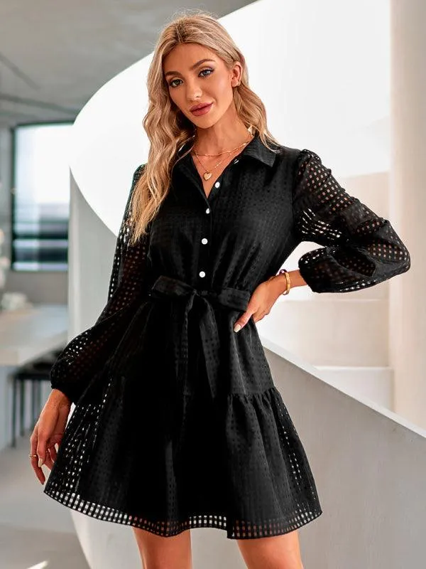 Chic Plaid Single Breasted Dress: The Perfect Blend of Style and Versatility for Modern Women