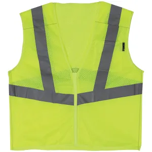 Class 2 Hi-Vis Yellow Breakaway Vest (5 Point Velcro)