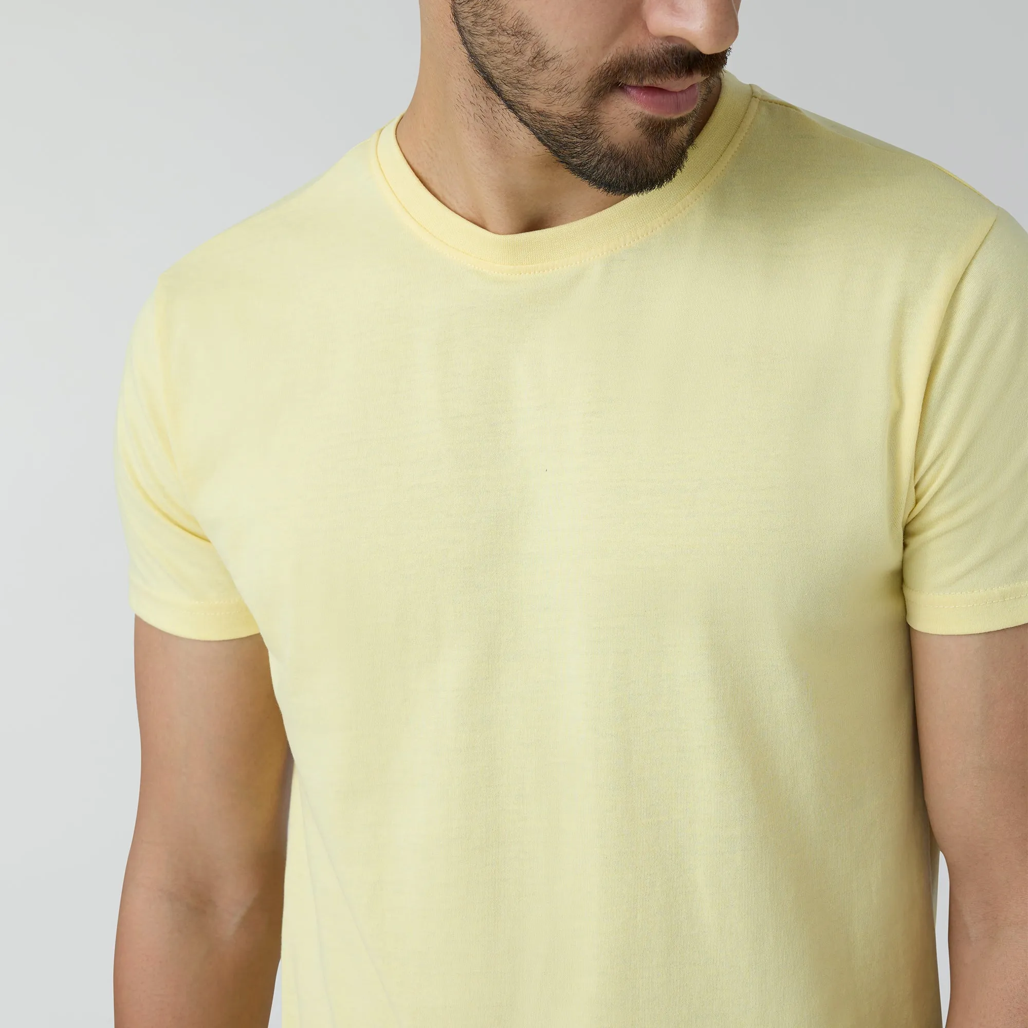 Code Cotton Rich T-shirts Butter Yellow