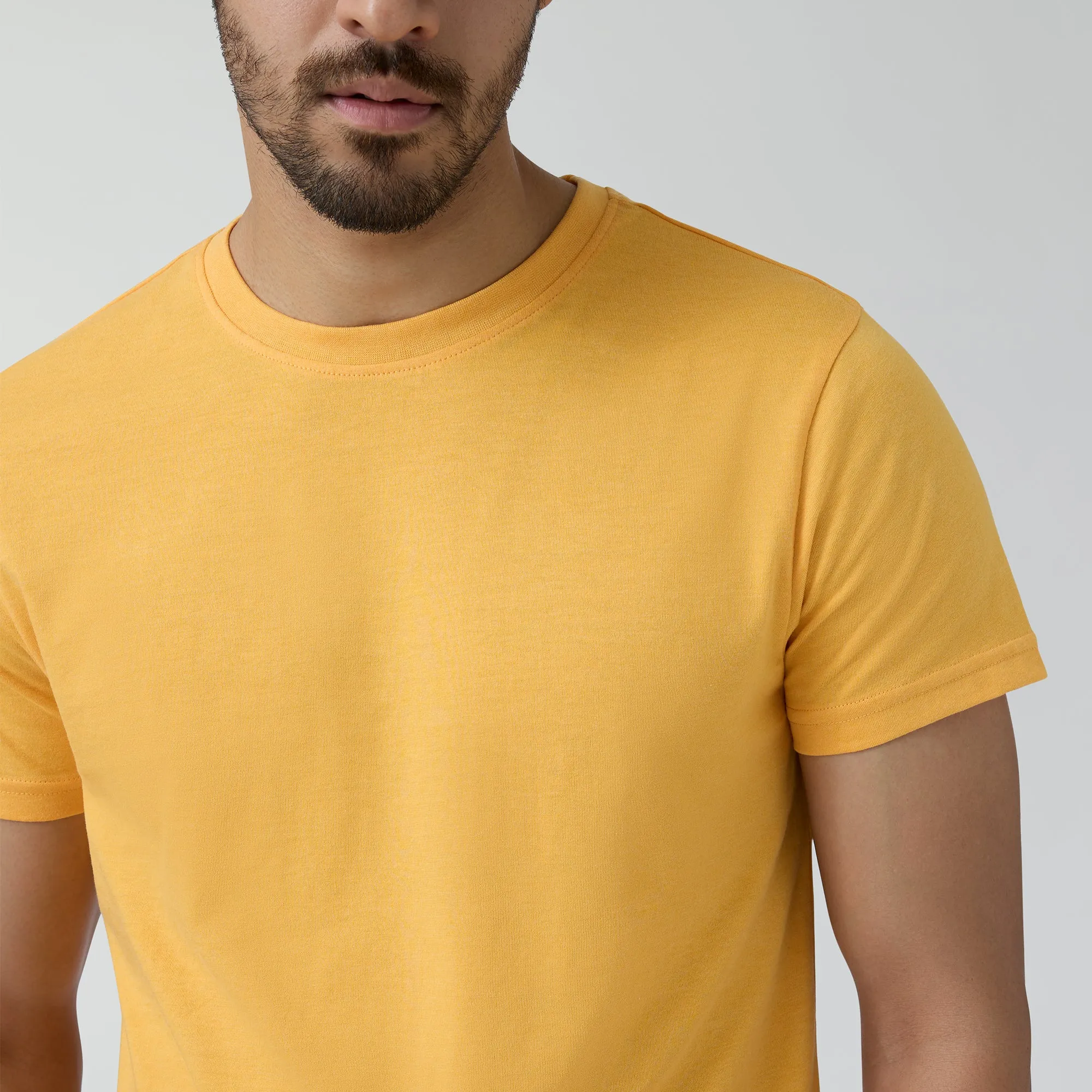 Code Cotton Rich T-shirts Sunshine Yellow