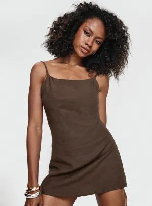 Cookie Mini Dress Chocolate