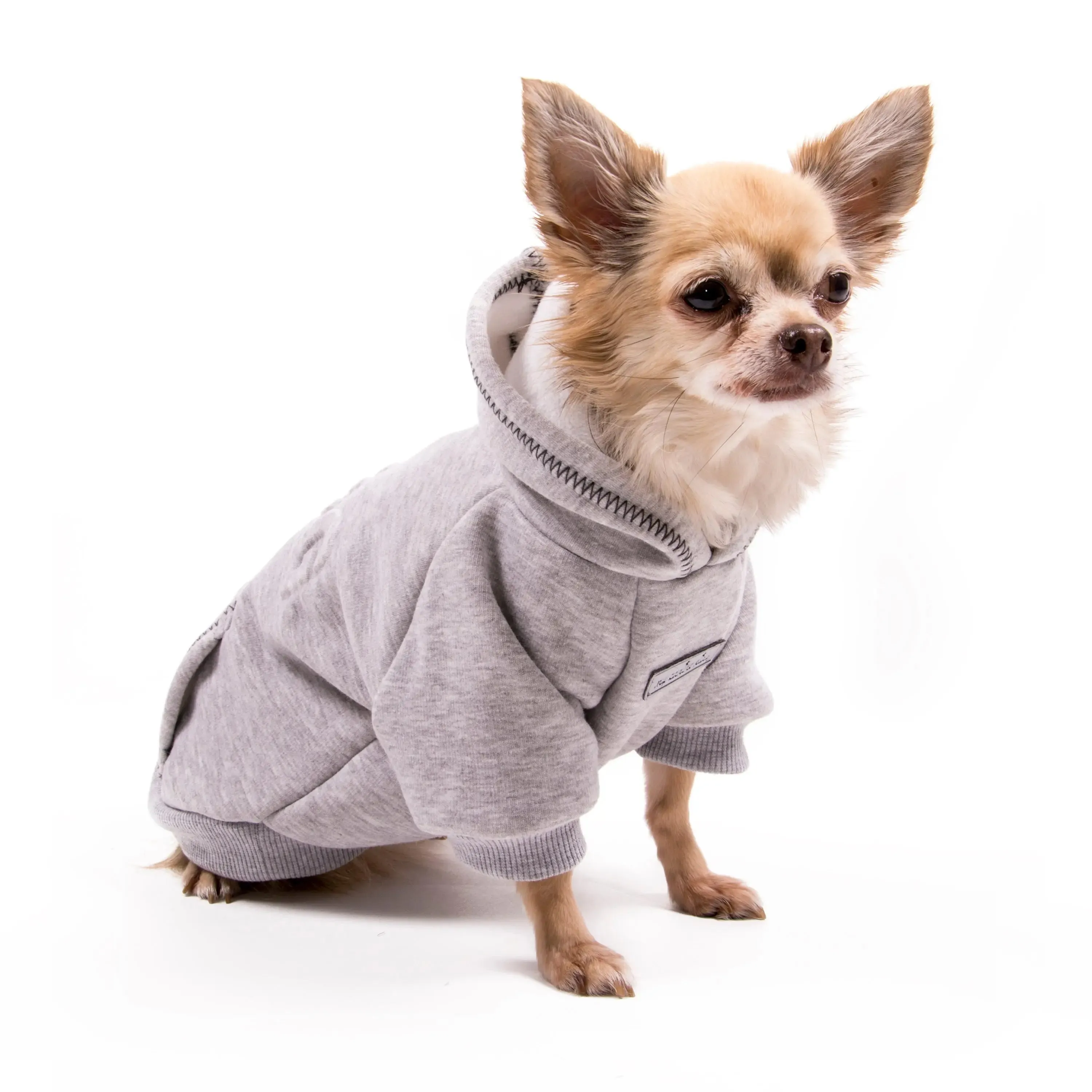 Dog Embossed Fleece Dog Hoodie Sweatshirt XXS to 100  LBS