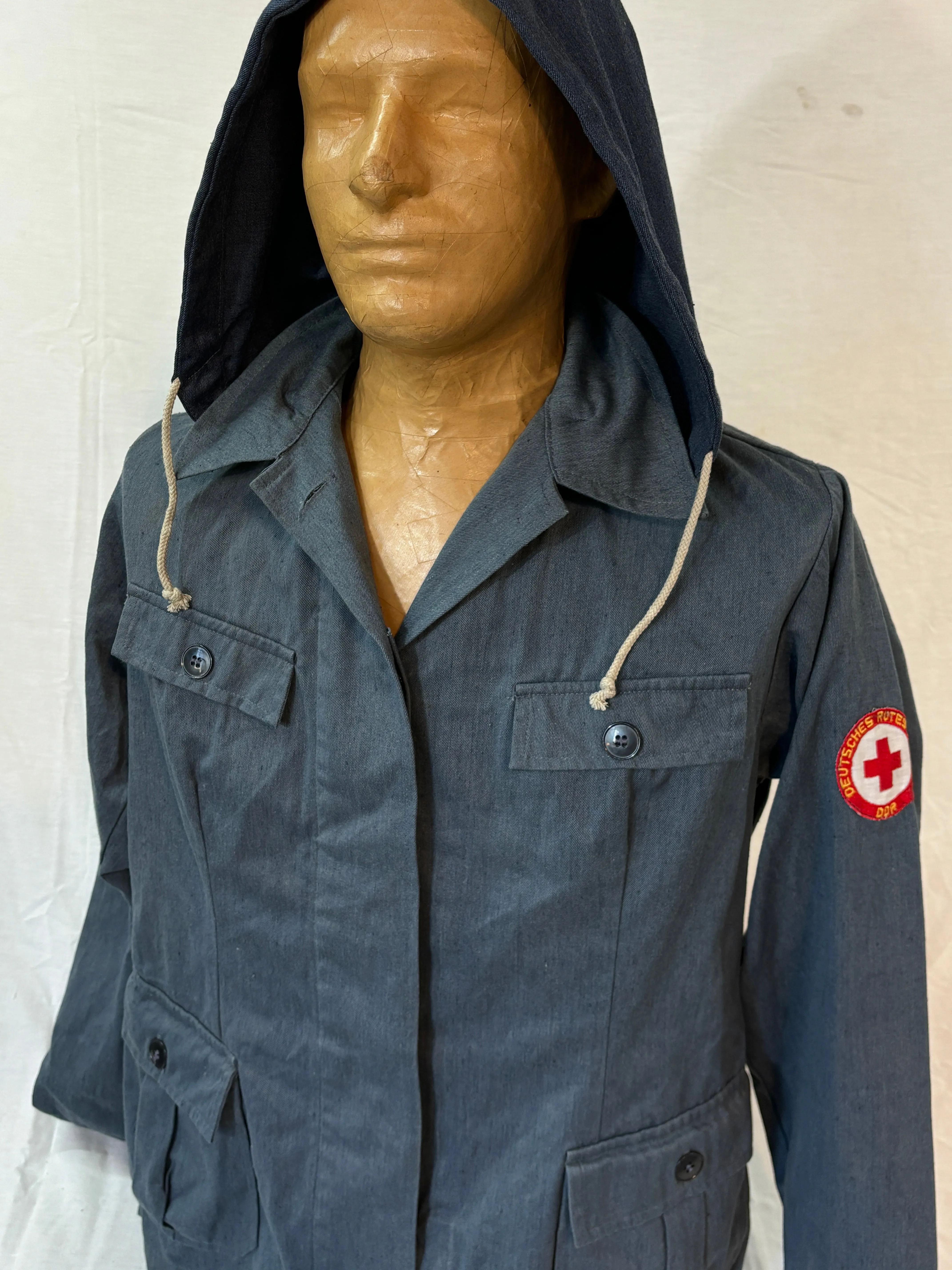 East German Red Cross DRK Hood for Women's Jacket