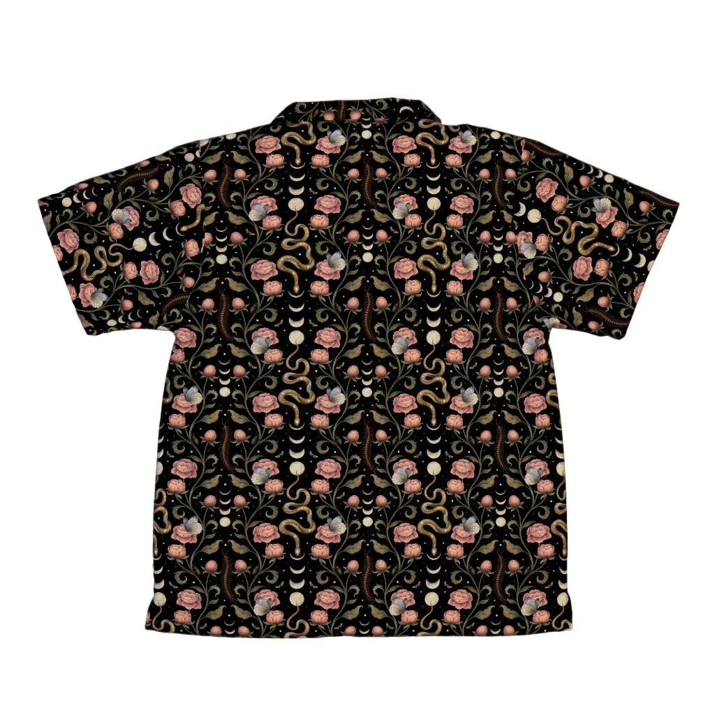 Episodic Serpent Garden Pink Youth Hawaiian Shirt