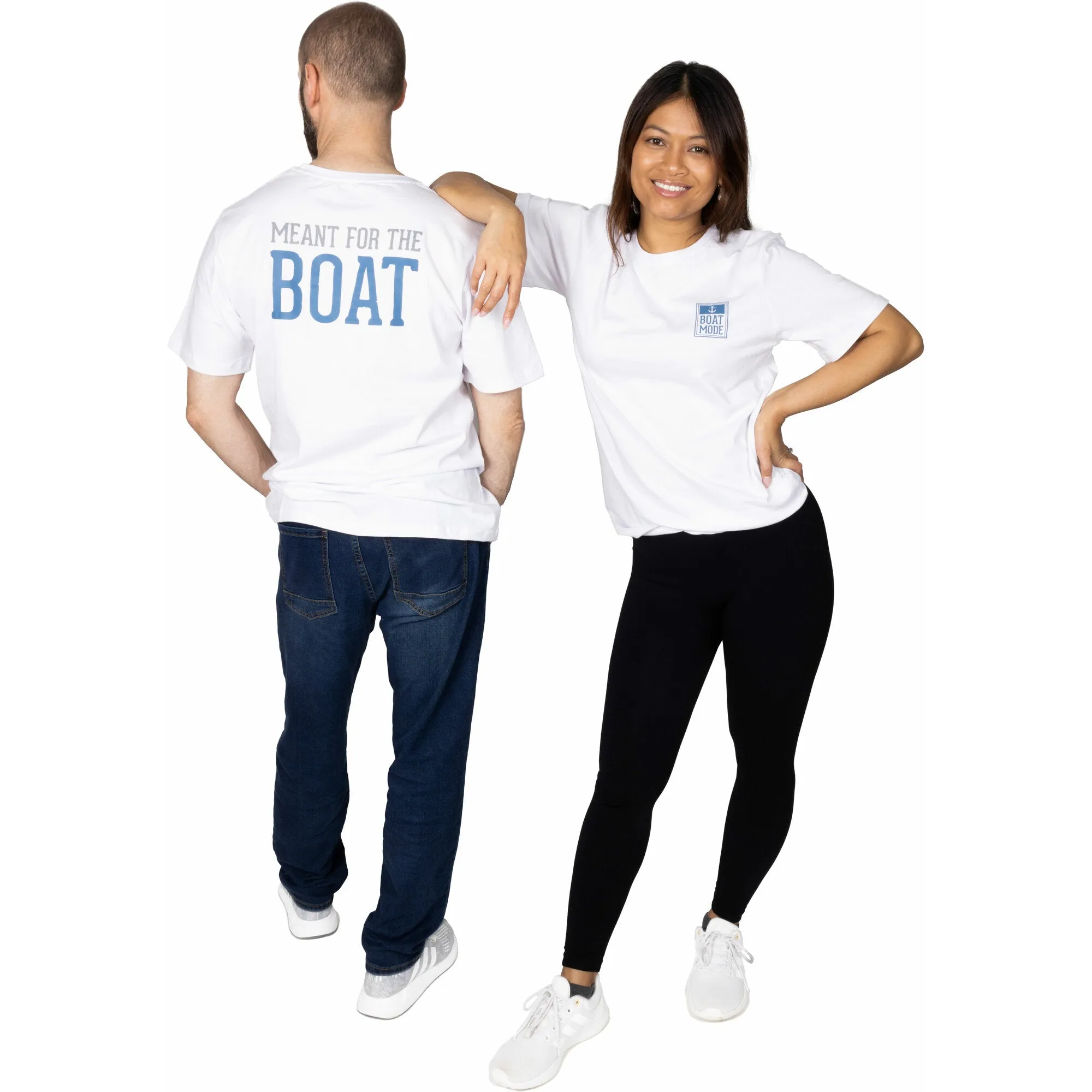 For The Boat White Unisex T-Shirt