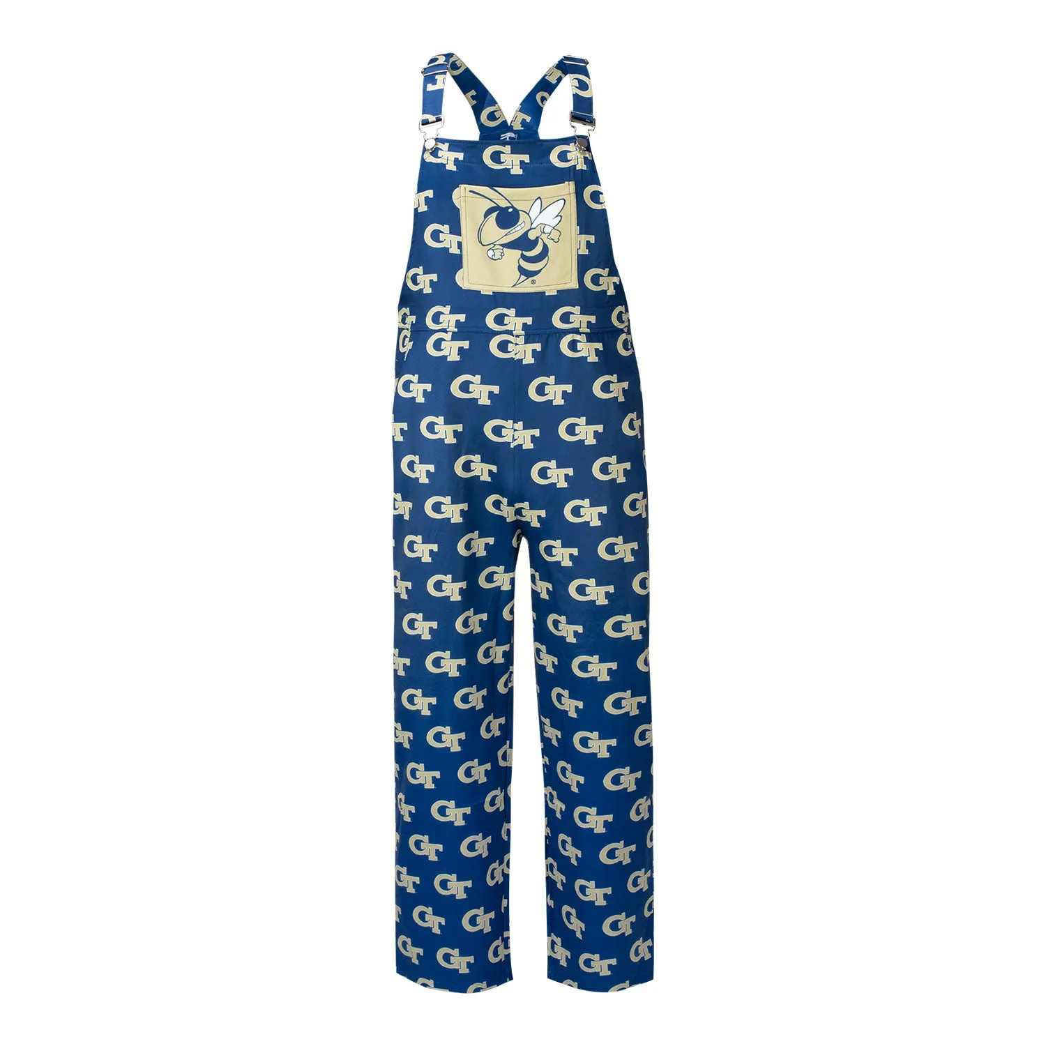 Georgia Tech Yellow Jackets Allover Print Buzz Overalls