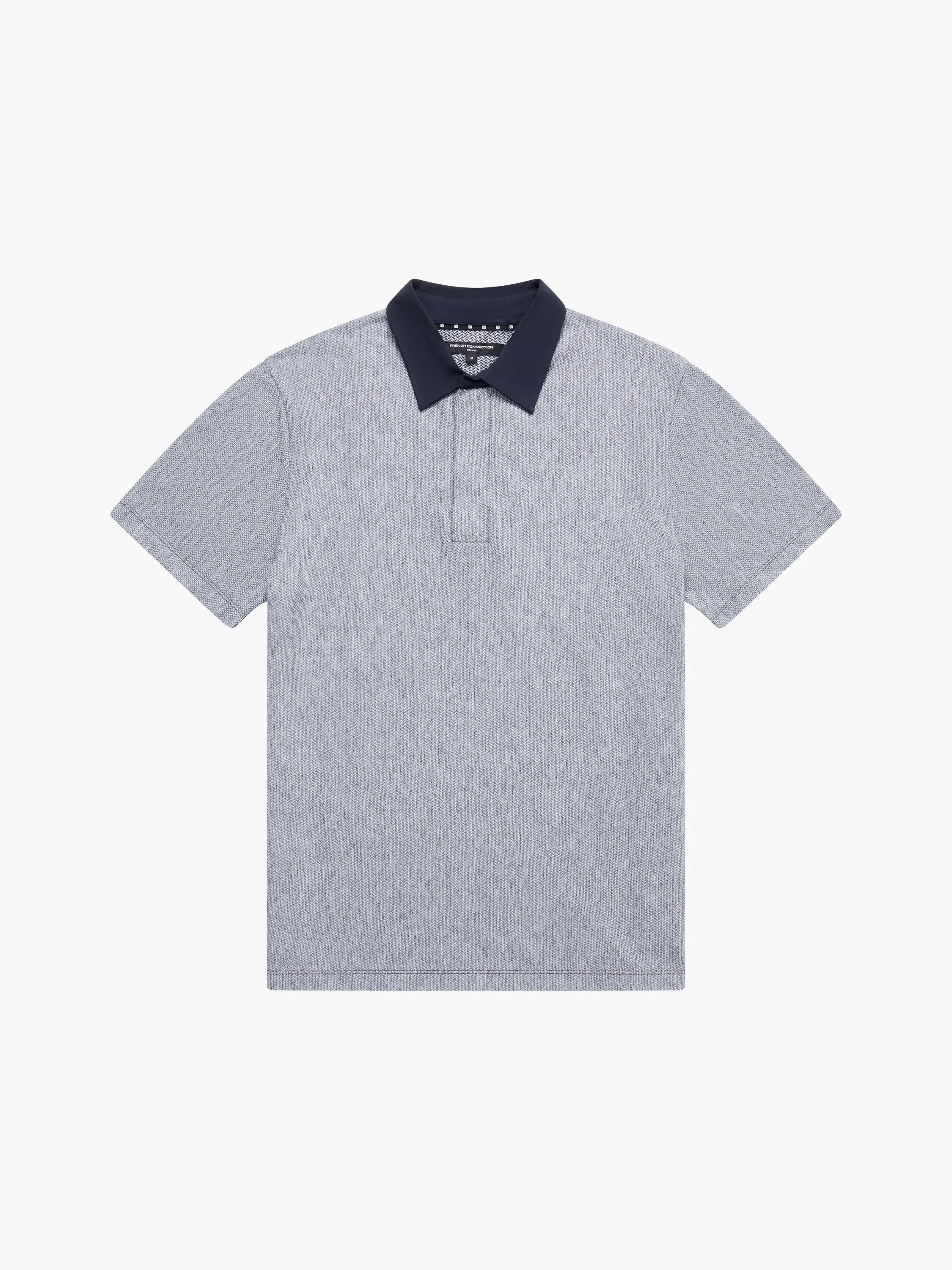 Graphic Zip Polo Shirt