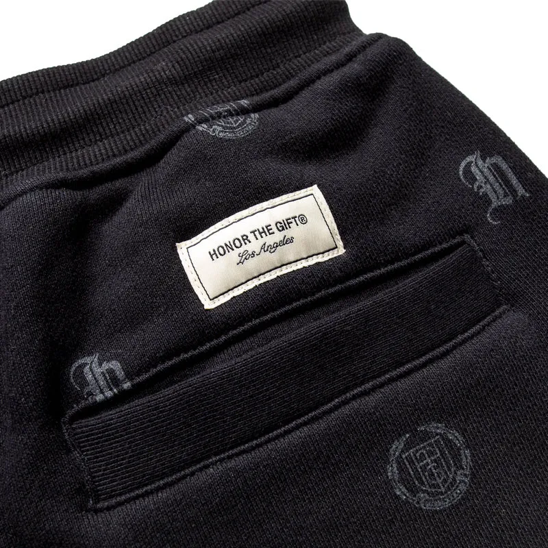 Honor The Gift Crest Sweatpants - Black