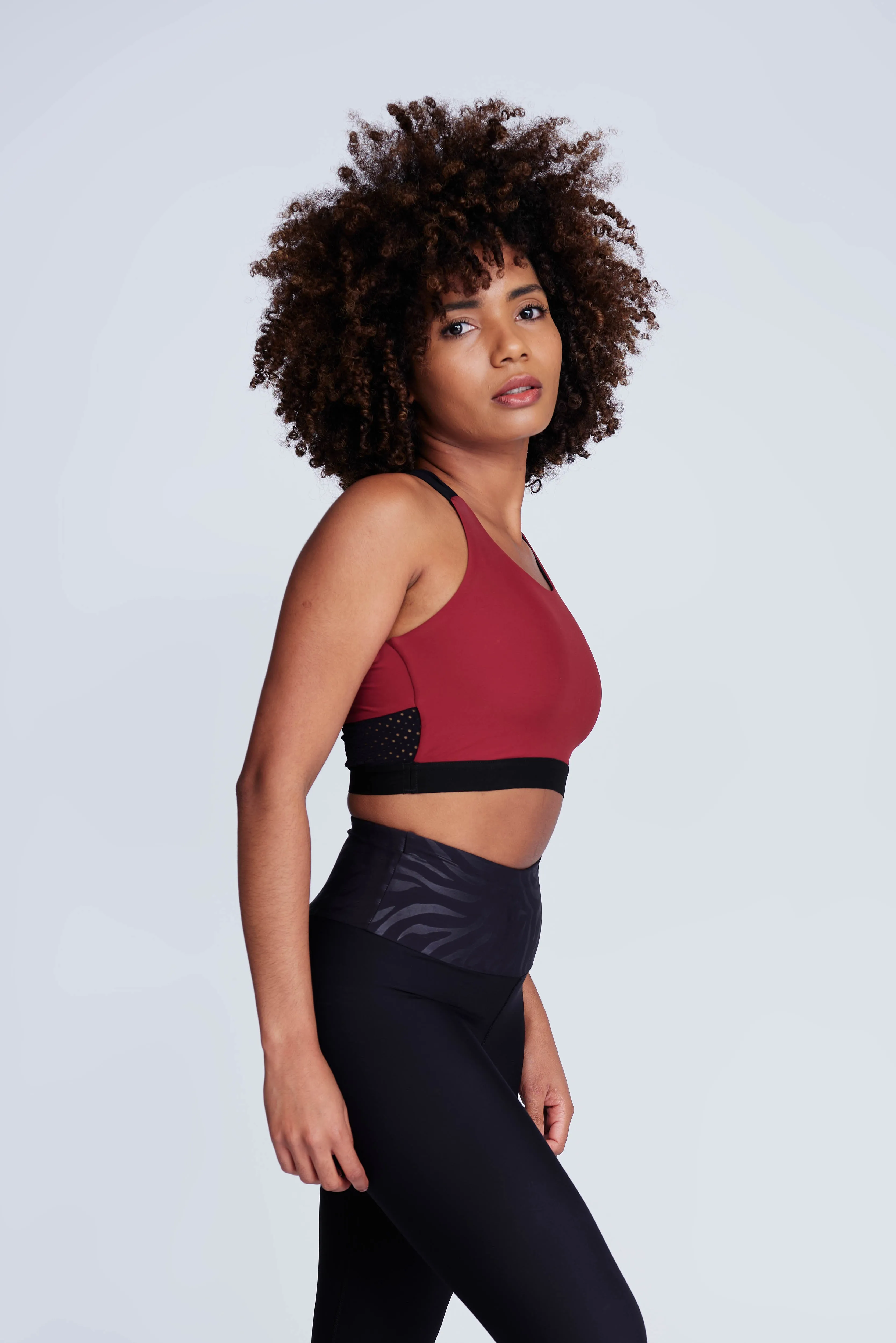 Ignite Sports Bra in Spice