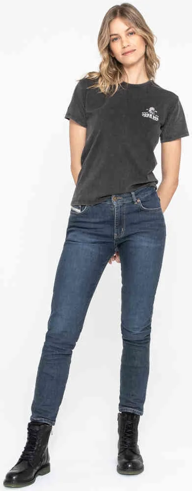 Jane High Mono XTM John Doe Women's Motorcycle Jeans, Indigo