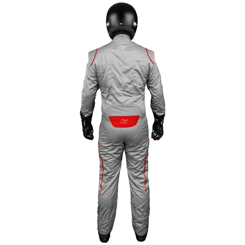 K1 RaceGear GT2 Suit - Gray/Red