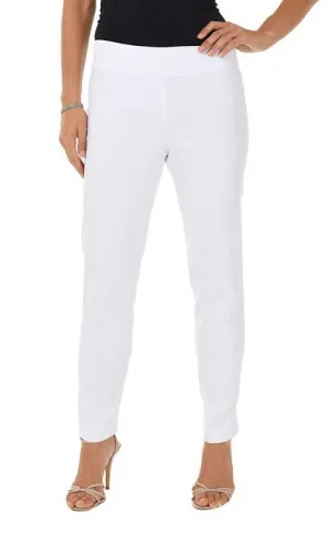 Krazy Larry Women’s Pull On Ankle Pant White