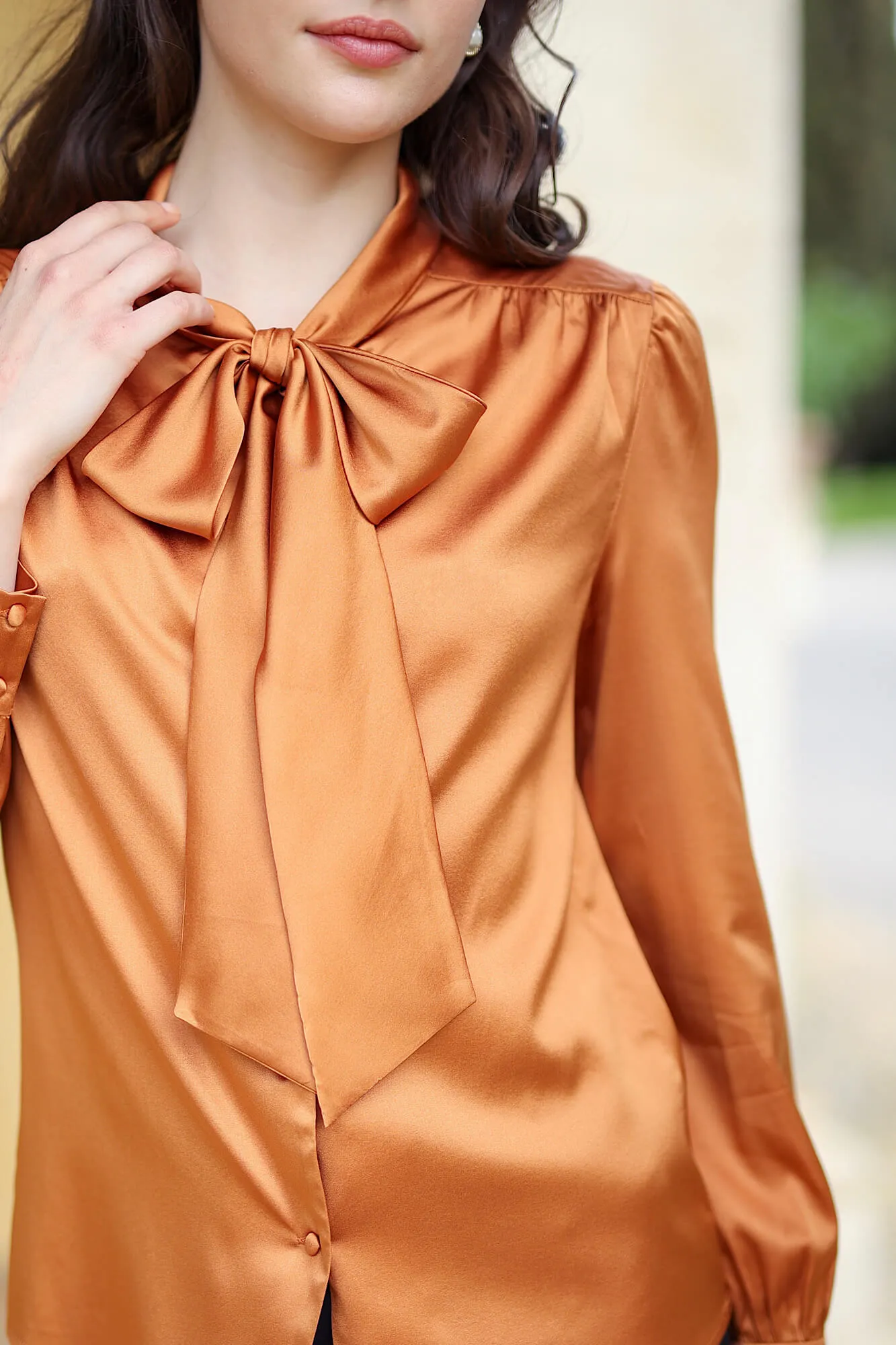 Lena Silk Blouse