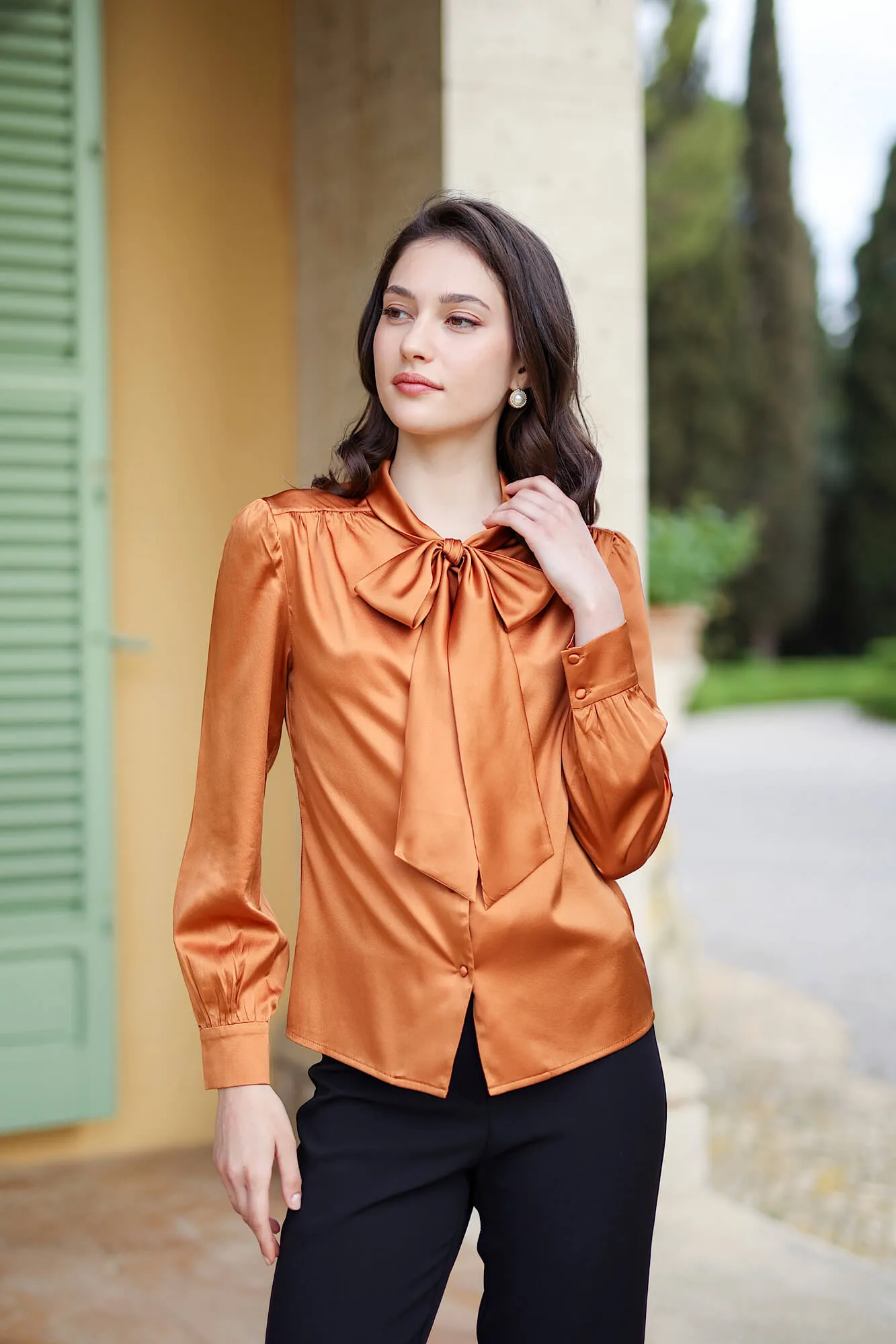 Lena Silk Blouse