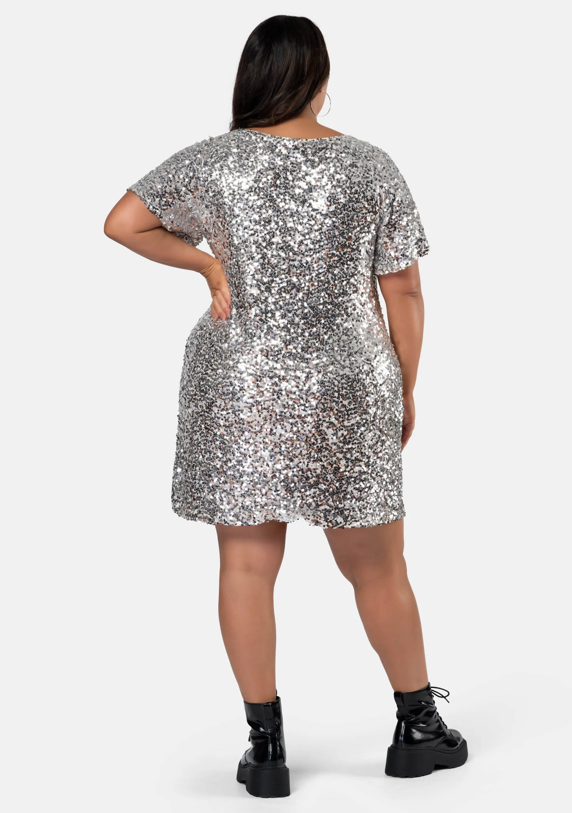 Light My Body Sequin Dress