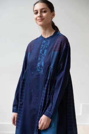 Maku | Vanessa Dress in Indigo Jamdani