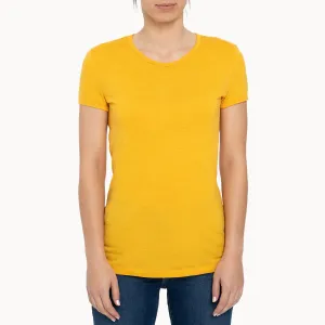 MENIQUE 100% Merino Wool Womens Shirt Power Mango