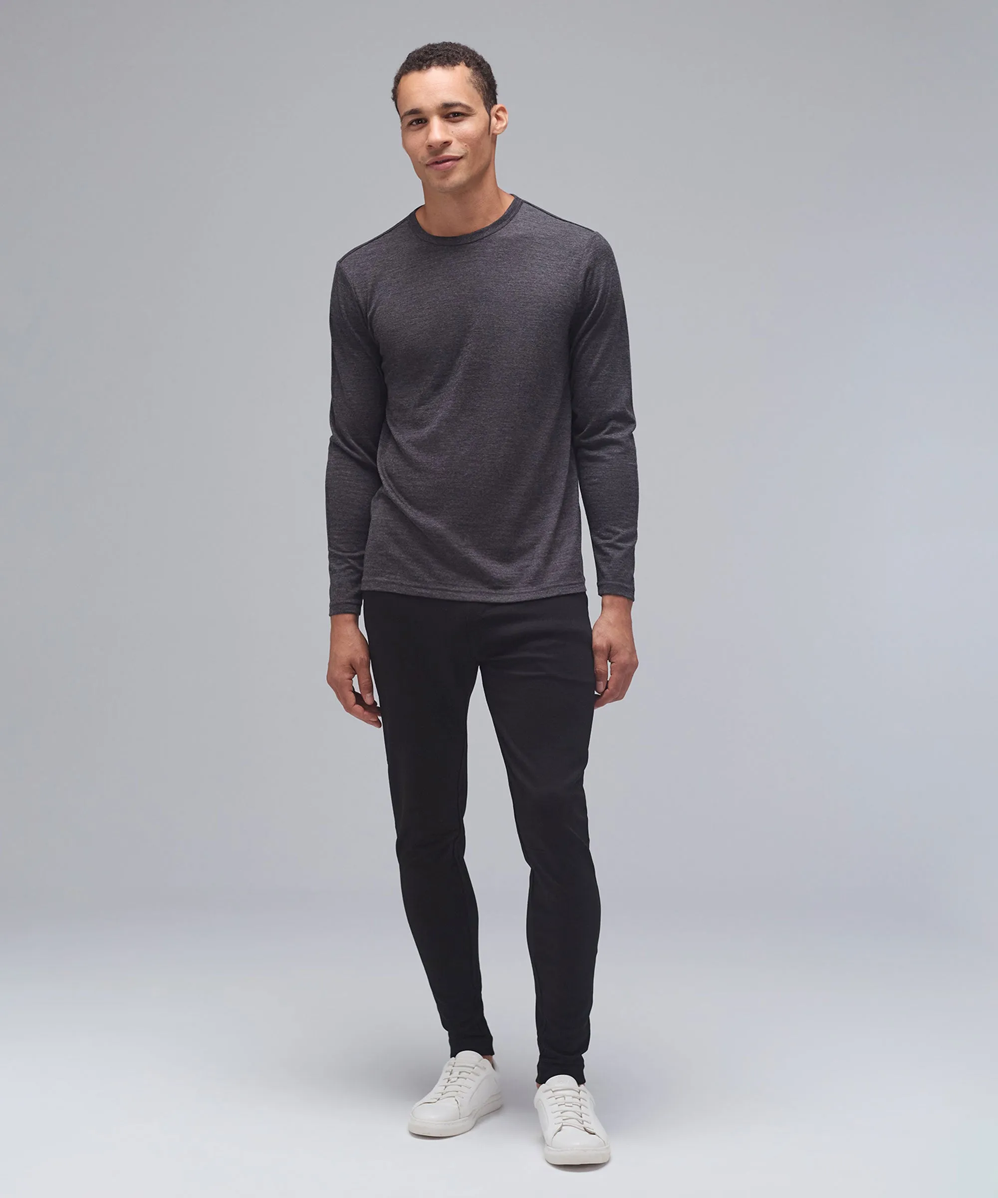 Men's Long Sleeve Merino Crew