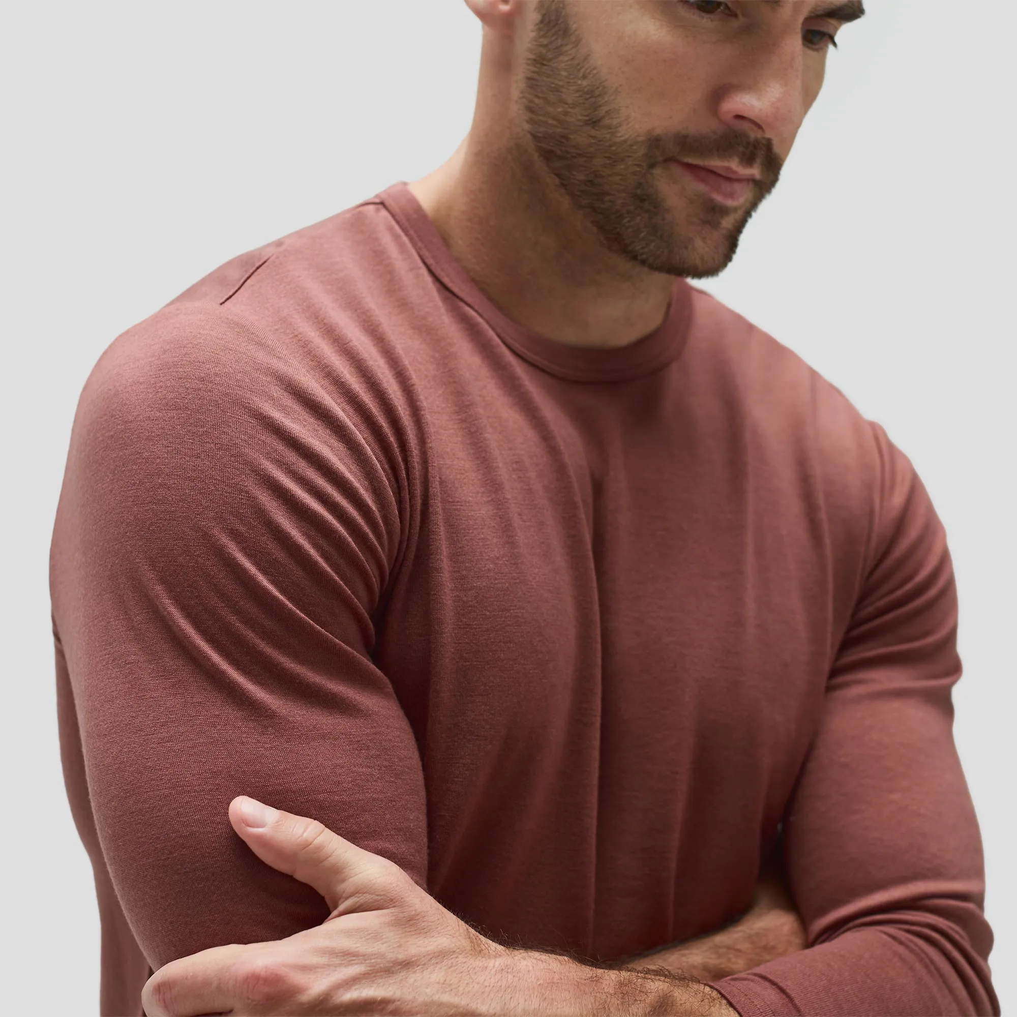 Men's Long Sleeve Merino Crew