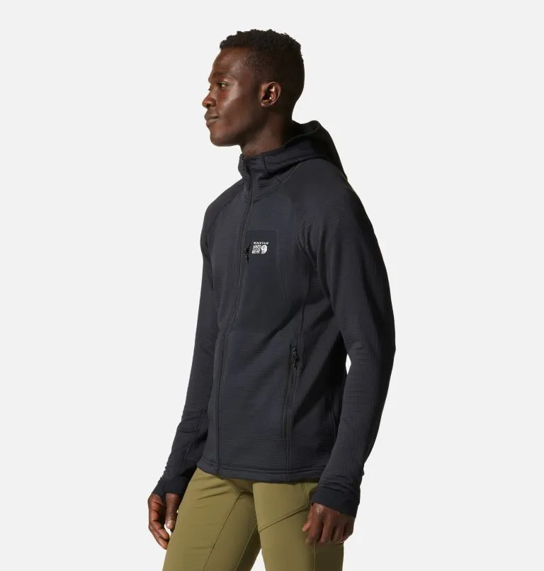 Mountain Hardwear Men's Polartec Power Grid Full Zip Hoody