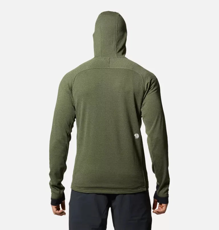 Mountain Hardwear Men's Polartec Power Grid Full Zip Hoody