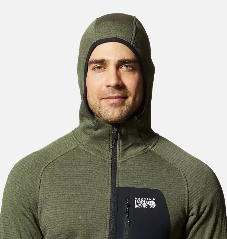 Mountain Hardwear Men's Polartec Power Grid Full Zip Hoody