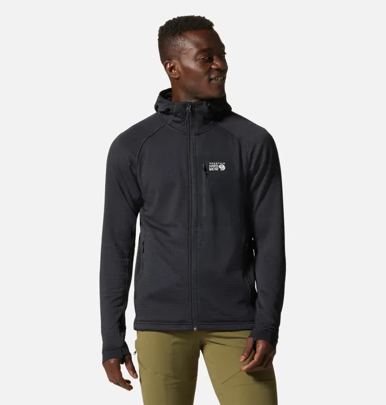 Mountain Hardwear Men's Polartec Power Grid Full Zip Hoody