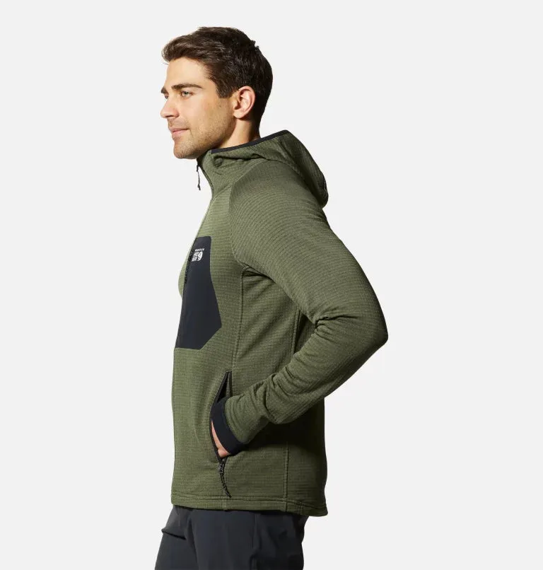 Mountain Hardwear Men's Polartec Power Grid Full Zip Hoody