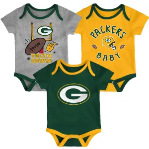 Packers Baby 3 Piece Bodysuit Set