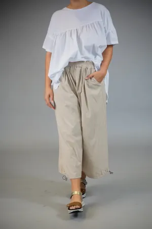 Paolo Tricot, MD3910 Wide Cotton Crop Pant