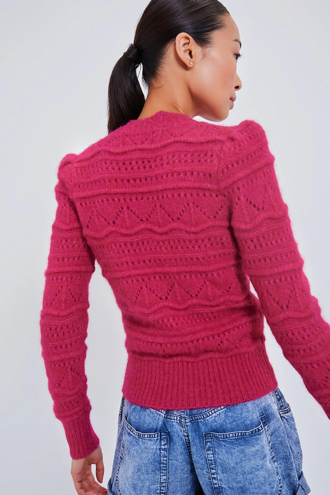 Raspberry Othona Sweater