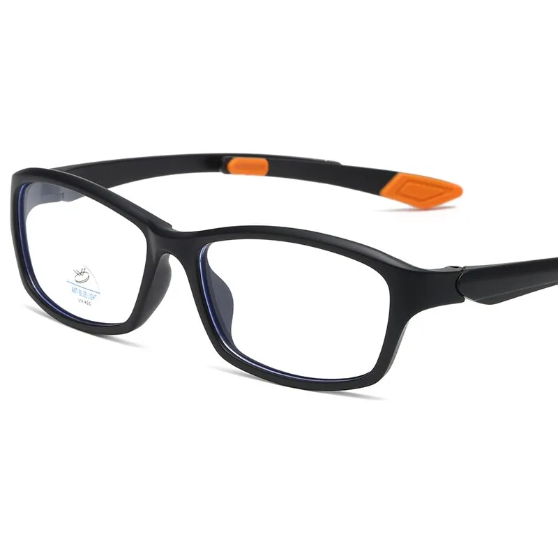 Reven Jate Men's Full Rim Rectangle Polycarbonate Sport Eyeglasses 81300