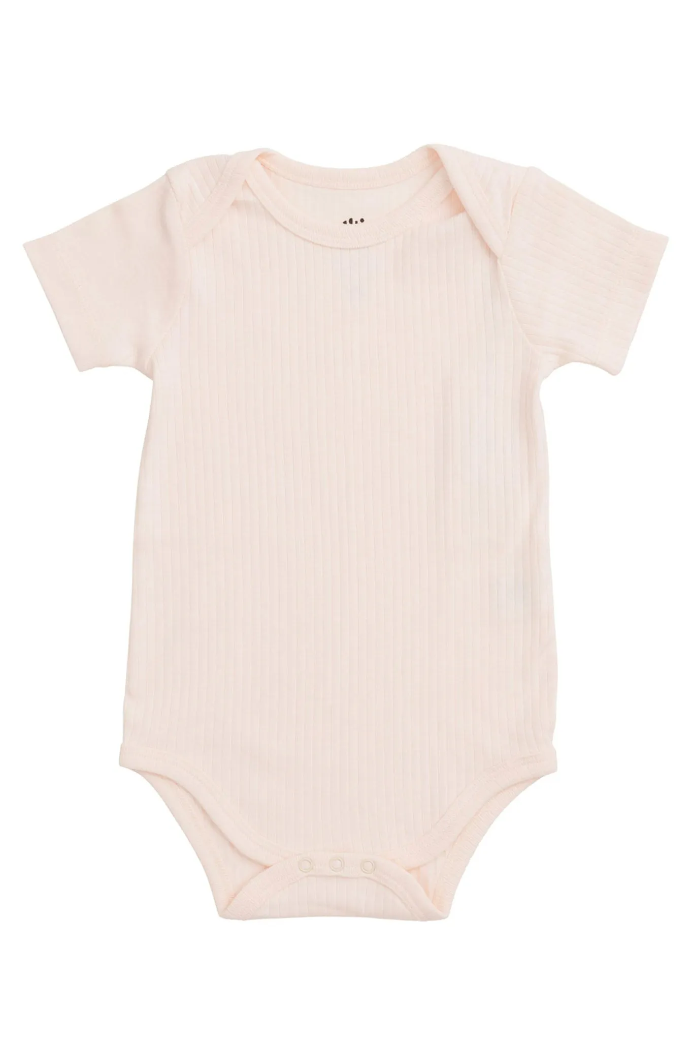 RIB JERSEY SHORT SLEEVE BODY - SOFT PINK