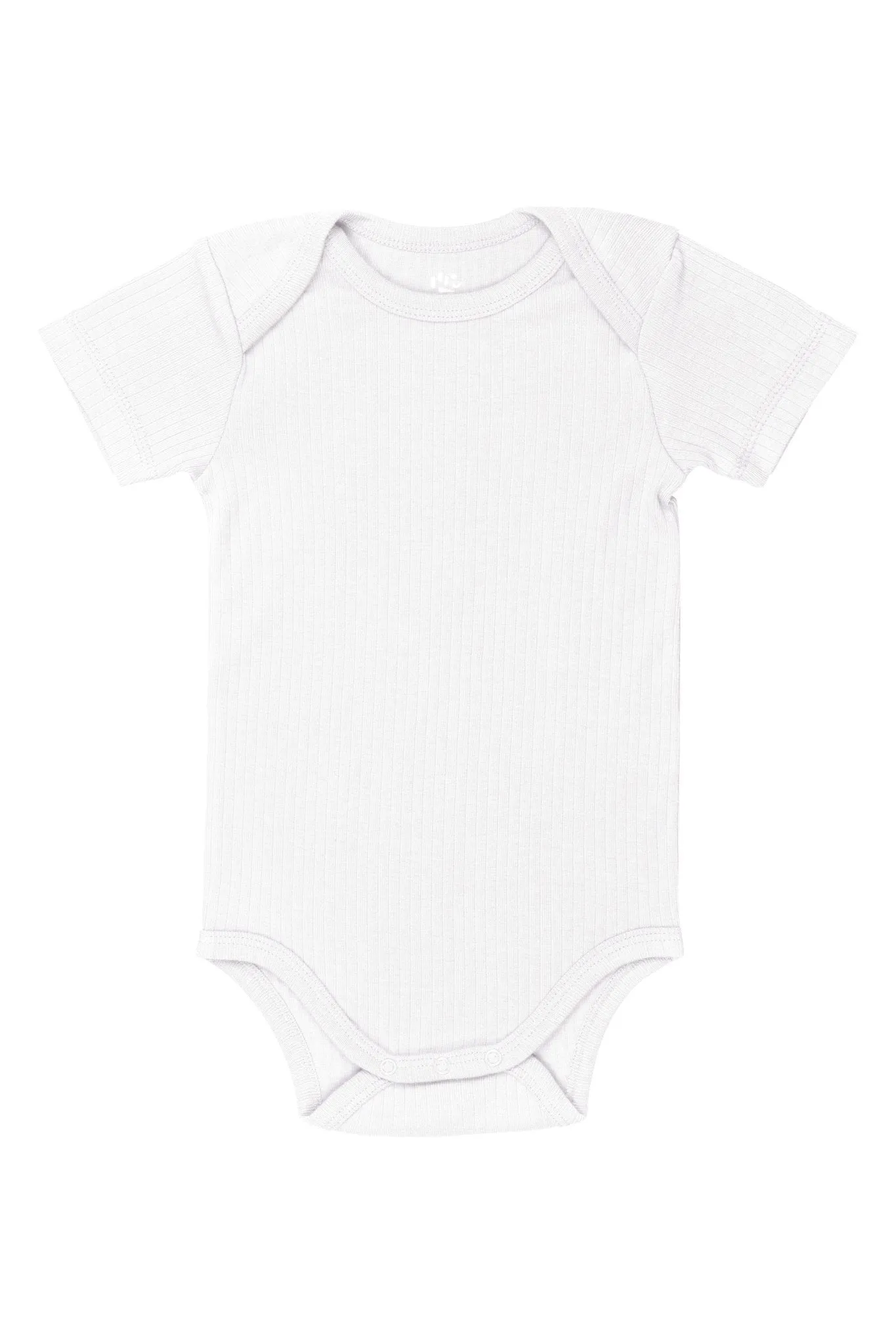 RIB JERSEY SHORT SLEEVE BODY - WHITE