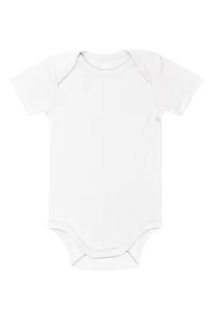 RIB JERSEY SHORT SLEEVE BODY - WHITE