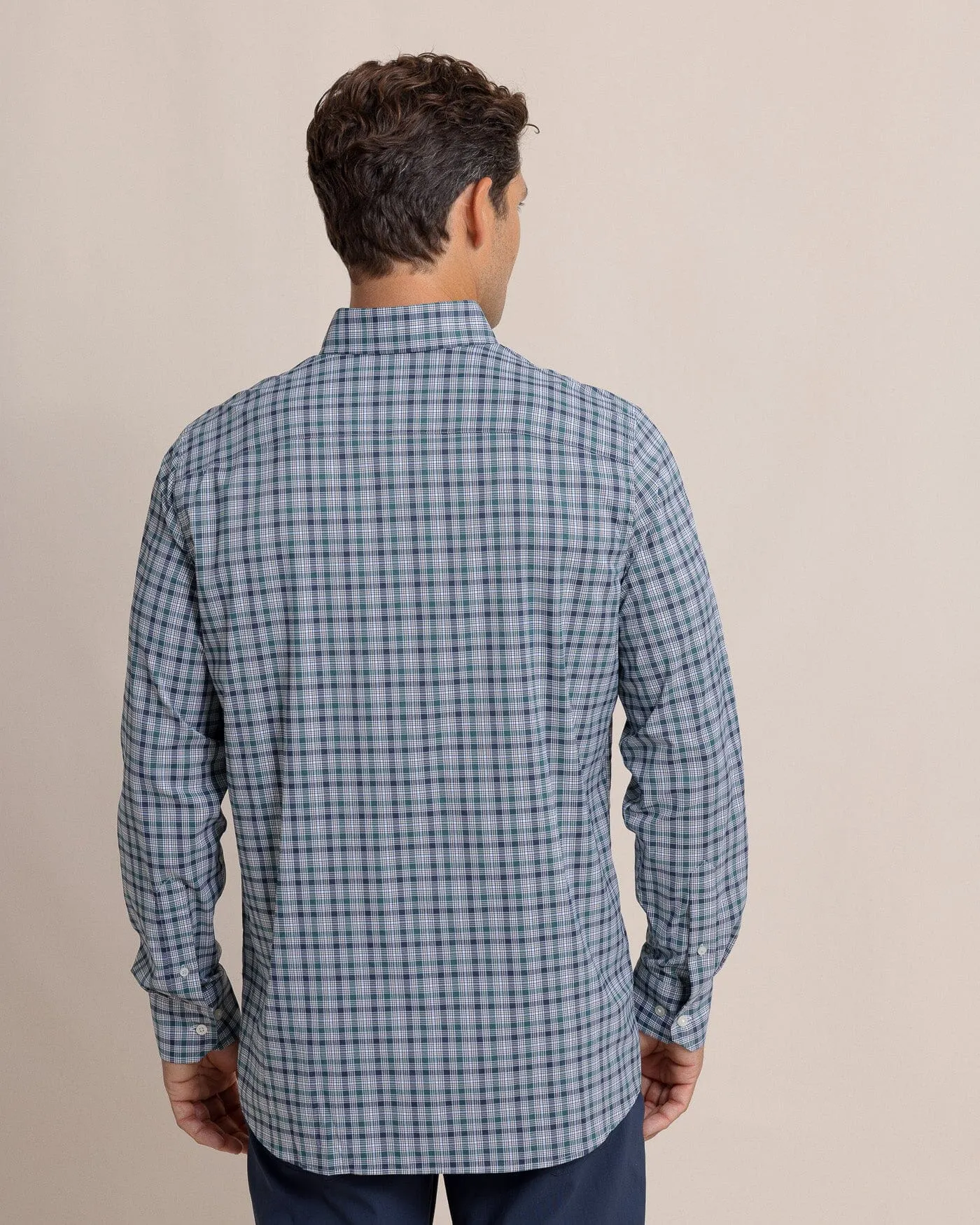 Saltgrass Plaid Intercoastal Long Sleeve Sport Shirt