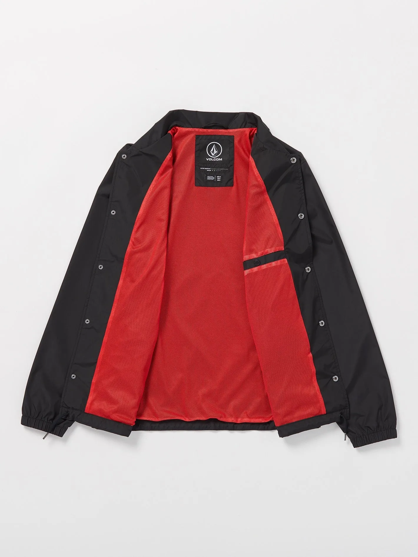 Skate Vitals Coaches Jacket - Black Red