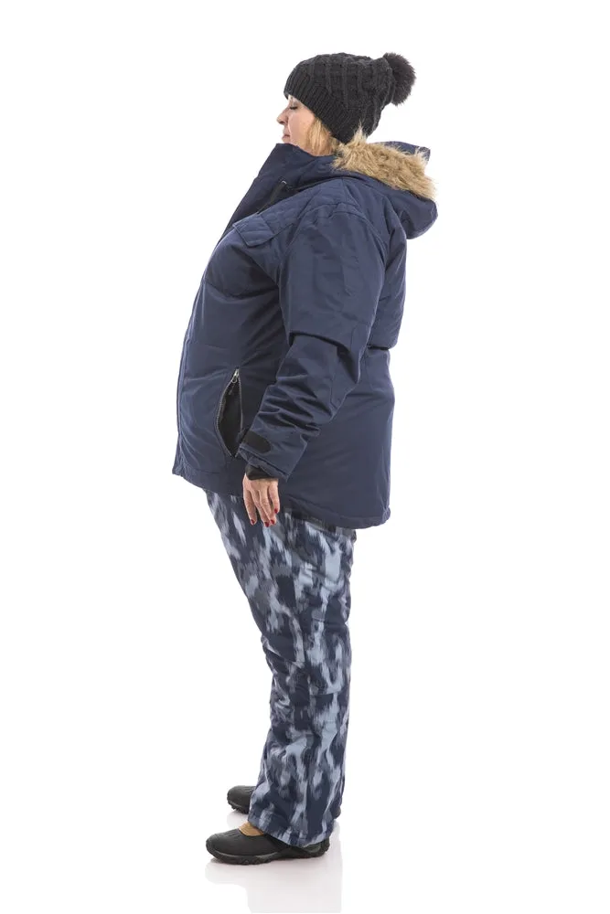 Statement Insulated Plus Size Snow Pants | Ikat