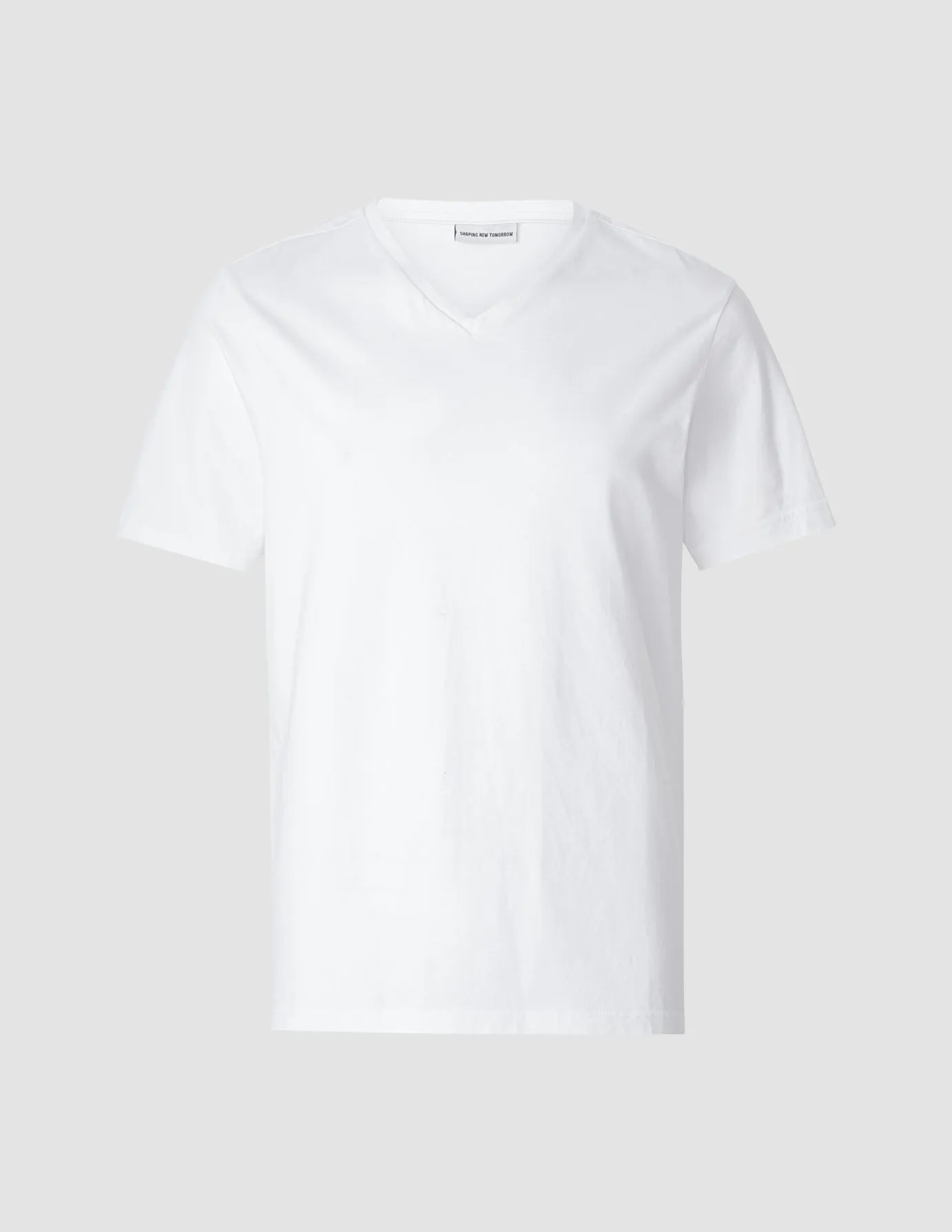 Supima T-shirt White V-Neck