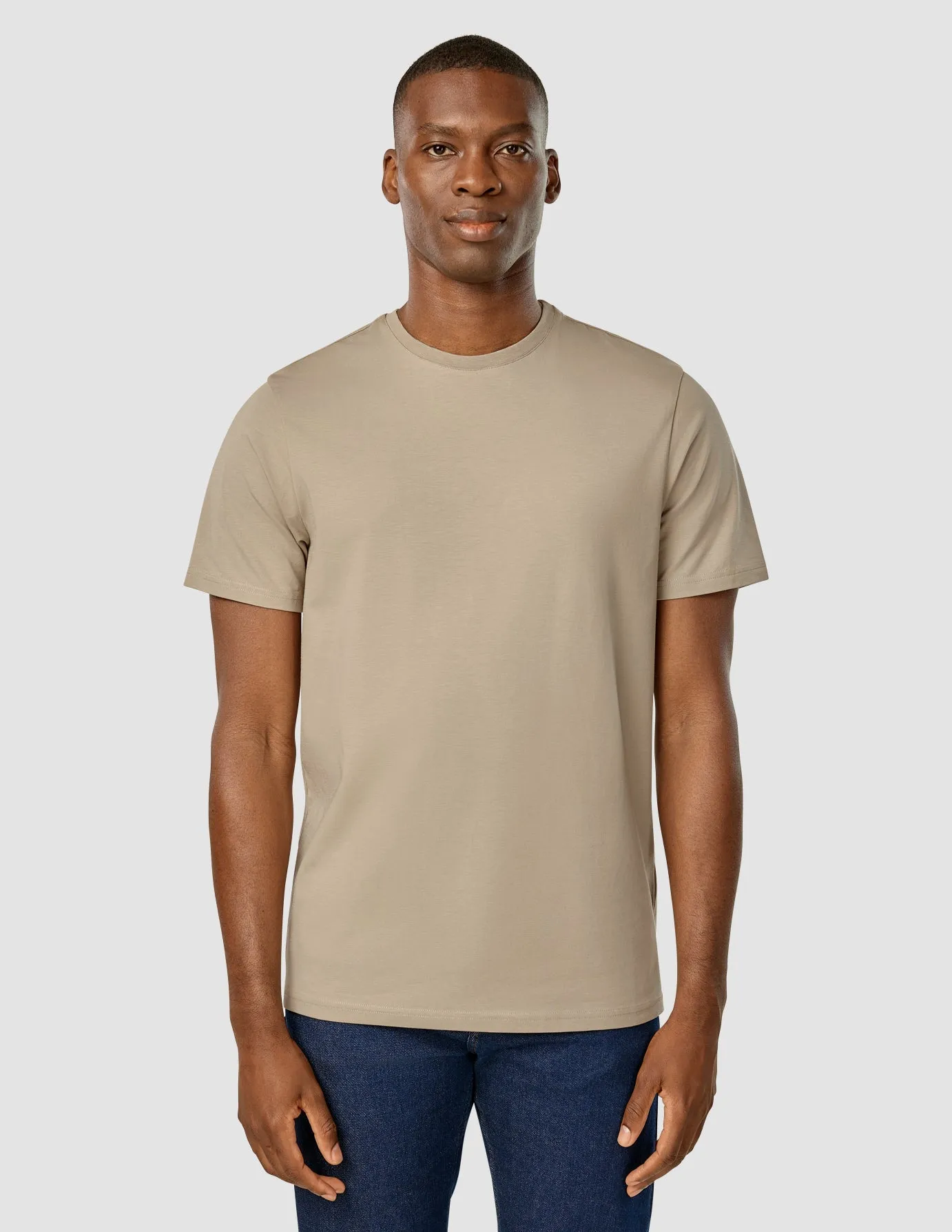 Supima T-Shirt Wooden Beige