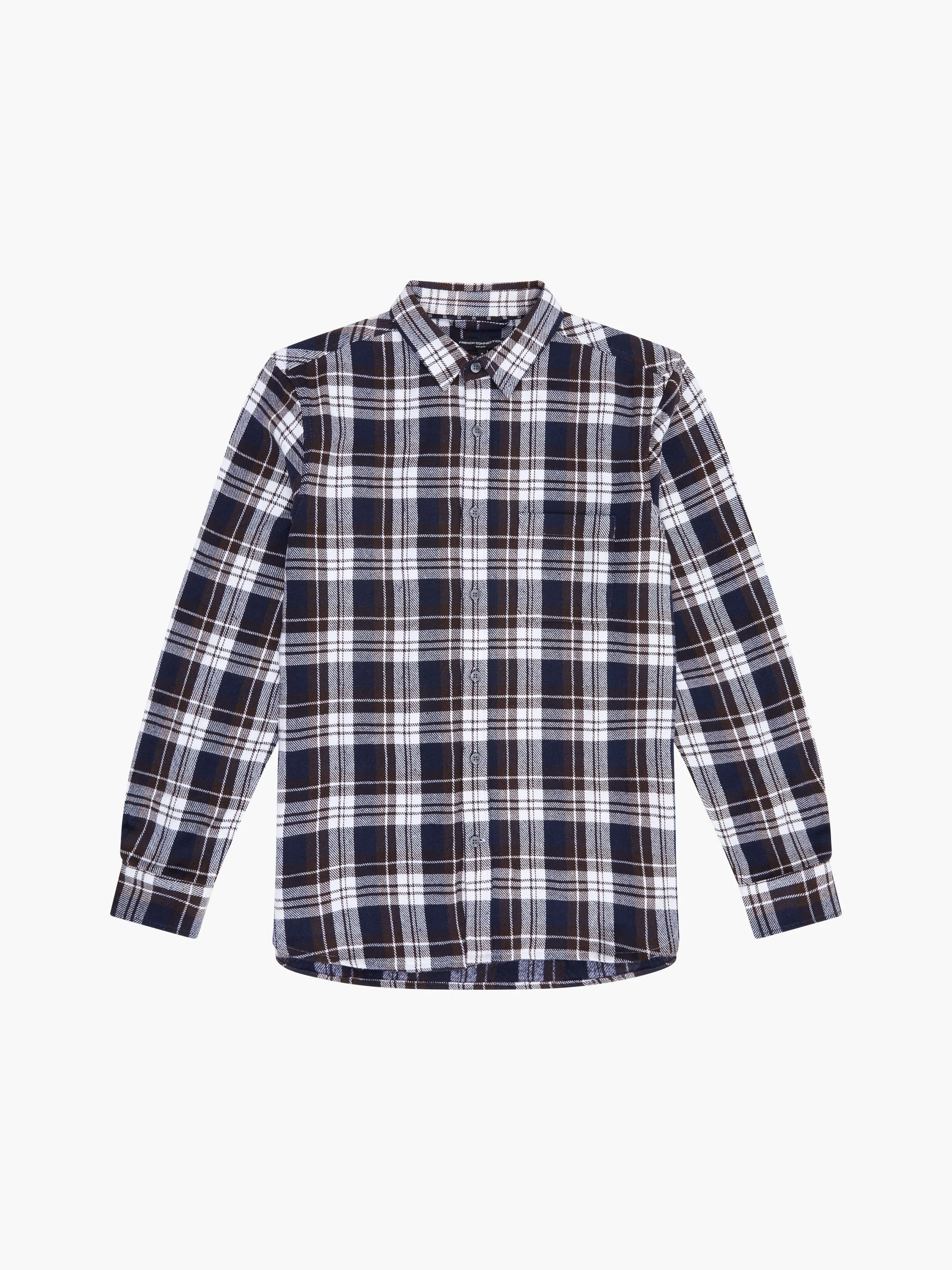 Unbrushed Flannel Check Shirt